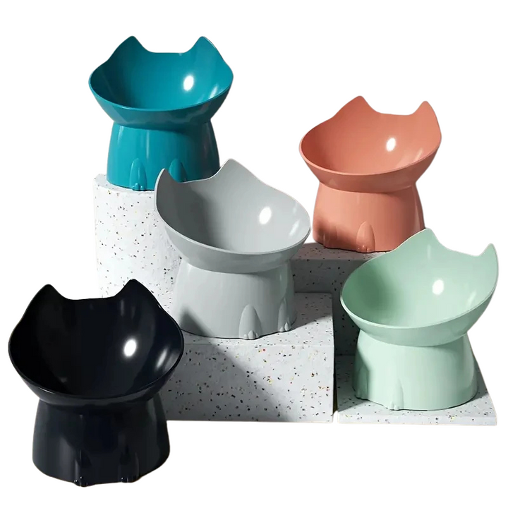 Elevated Cat Bowl - BuyMoreMall