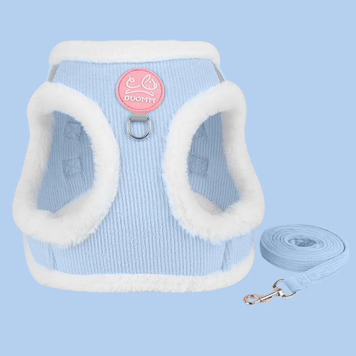 Fluffy Cat Harness - BuyMoreMall