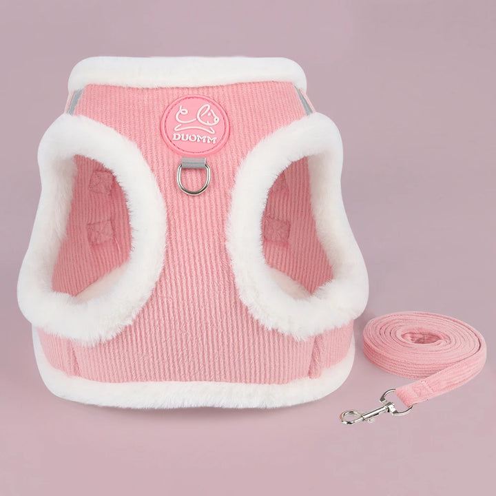 Fluffy Cat Harness - BuyMoreMall